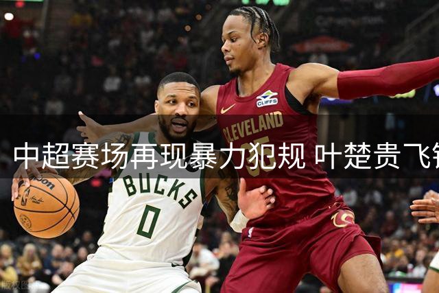 中超赛场再现暴力犯规 叶楚贵飞铲对手遭红牌驱逐